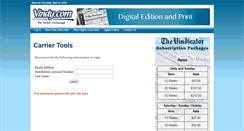 Desktop Screenshot of carriers.vindy.com
