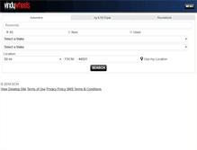 Tablet Screenshot of motors.vindy.com